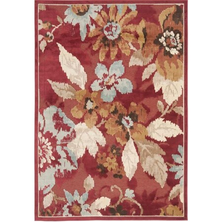 Safavieh 8 ft. x 11 ft.-2 in. Paradise Power Loomed Large Rectangle Area Rug Red & Multicolor PAR148-220-8